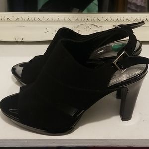 7 1/2 womens IMPO black dress shoes